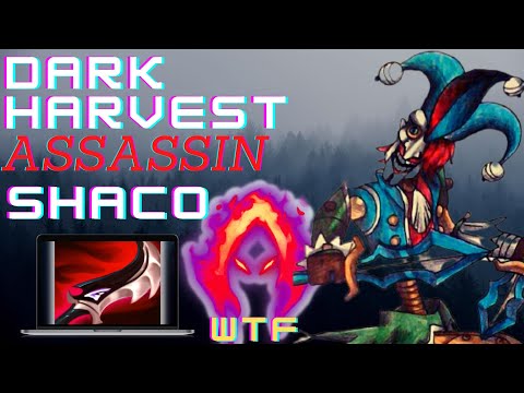 Dark Harvest AD Shaco Jungle Creates CHAOS! (FORGOT to go AP?!)