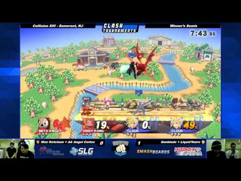 Collision XIII - Nairo + Gunblade vs Max Ketchum + Angel Cortes - Smash 4 Wii U