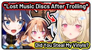 Fuwawa Still Tries to Scam Gigi and Kronii While Searching for Her Lost Music Discs【Hololive EN】