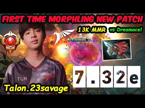 Morphling Master 13K MMR in New Patch 7.32E - 23savage vs Dremocel Dota 2