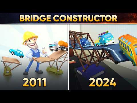 Evolution Of Bridge Constructor Games [2011-2024]