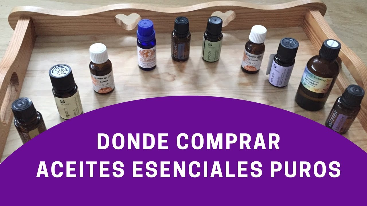 Dónde comprar aceites esenciales puros