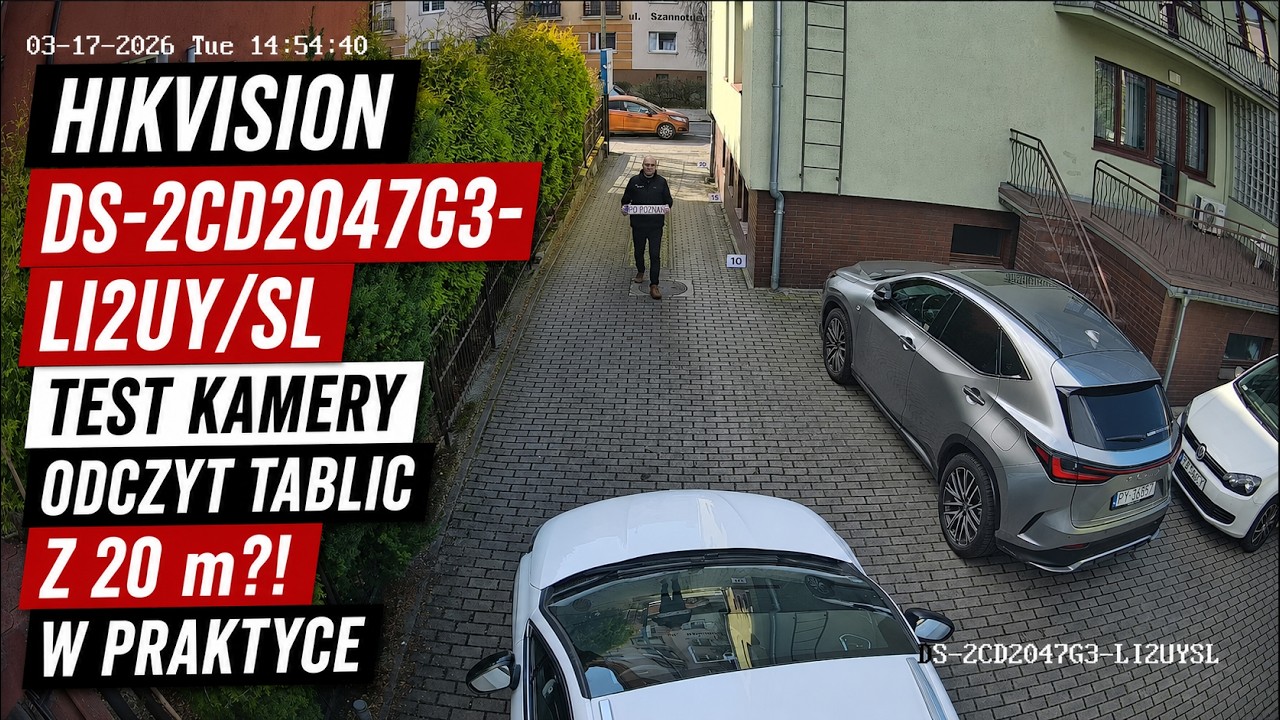 Test kamery IP Hikvision DS-2CD2047G3-LI2UY/SL 4 Mpx ColorVu 3.0 Smart Hybrid Light AcuSense z podglądem nocnym