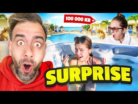 BELLA o PAPPA ÖVERRASKAR MAMMA MED ett SPABAD för 100'000kr | VLOGG