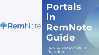 USING PORTALS IN REMNOTE | Step-by-step Guide to Using Portals in RemNote to Organize Your Content