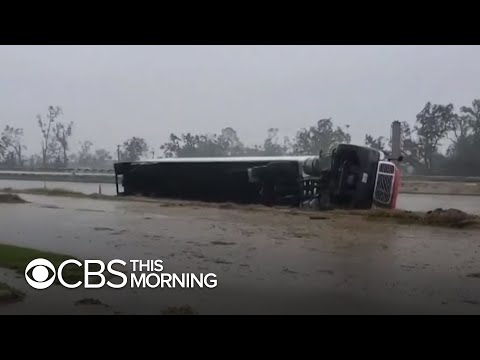 Hurricane Delta wreaks havoc along Louisiana coastline weeks after Hurricane Laura