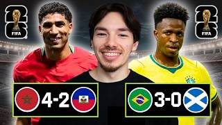 Brazil Win Group C, Morocco Beat Haiti In Thriller, Scotland On The Brink | World Cup Recap