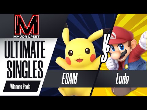 ESAM (Mii Brawler, Pikachu) vs Ludo (Mario) - Ultimate Singles Winners Pools - MAJOR UPSET