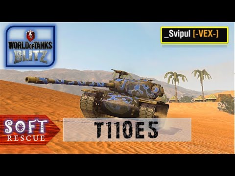 T110E5: 7100 Damage - WOT BLITZ -