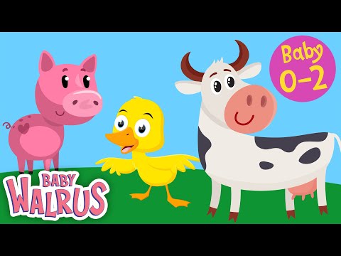 Spass am Lernen #1 | Bauernhoftiere und ihre Geräusche | Vorschulische Bildungsreihe