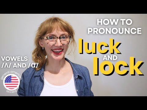 How to pronounce "luck" and "lock" in English | American Pronunciation 🇺🇸