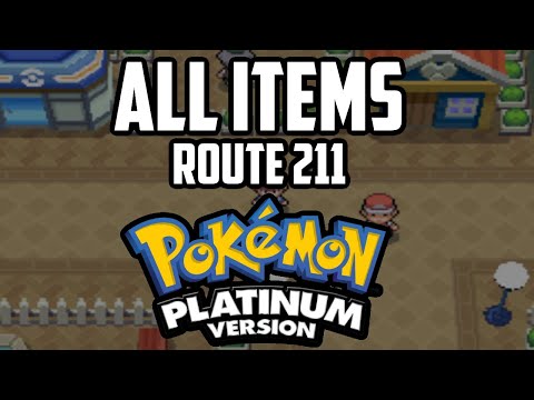 EVERY Item in Route 211 - Pokémon Platinum