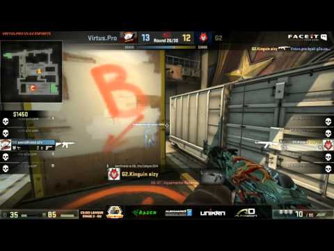 Aizy clutch ( 1vs3 ) vs VP @ FACEIT League 2015 Stage 3