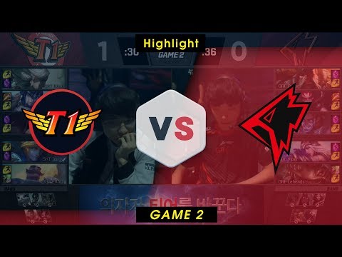 Highlight SKT vs GRF LCK Hè 2019 Game 2 - Faker bị Chovy Solo Kill -  G.Funny
