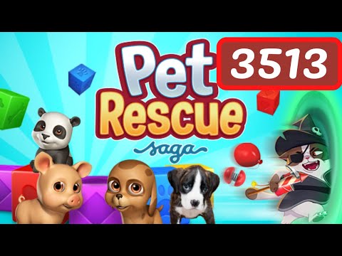 Pet Rescue Saga Level 3513 - No Boosters