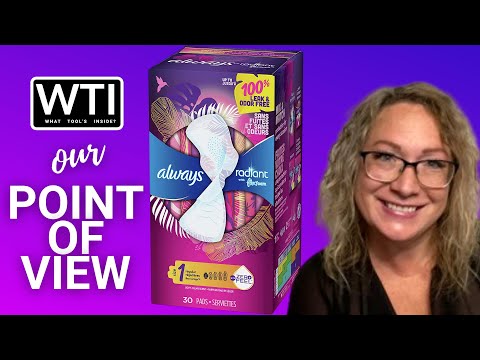 Always Radiant Feminine Pads - WTI product video review
