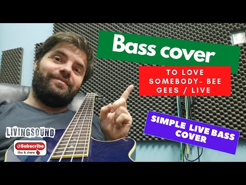 To love somebody - Bee Gees | Simple bass cover