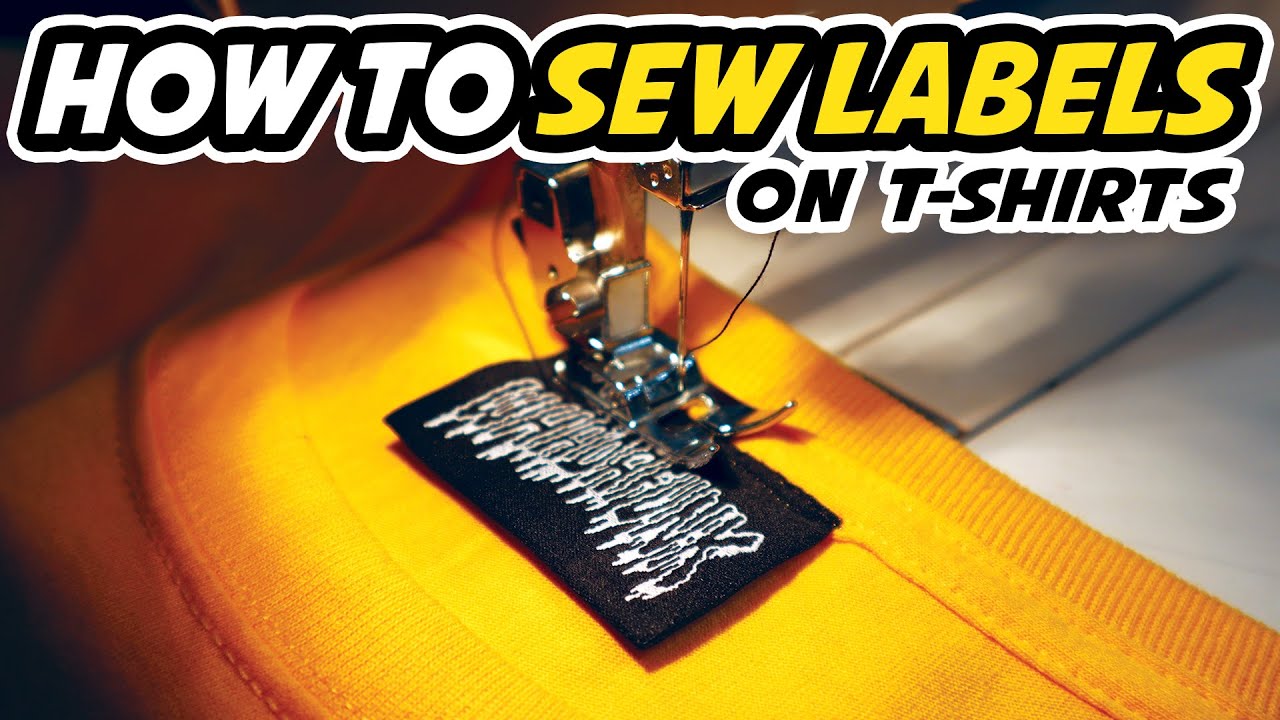 Upgrade Your T-Shirts with Custom Woven Labels: A Step-by-Step Sewing Guide
