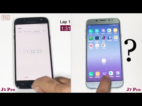 Samsung Galaxy J7 Pro Vs Galaxy J5 Pro - Speed Test Comparison (4k )