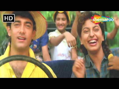 Yun Hi Kat Jaayega Safar | Hum Hain Rahi Pyar Ke | Aamir Khan | Juhi Chawla | 90s Hit Picnic Songs