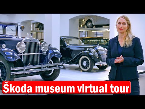 Tour Virtual do Museu ŠKODA /CZ/ história dos automóveis Skoda // Mladá Boleslav