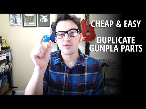 How to Copy Gundam Model Parts | Cheap Easy Fast Oyumaru Blue Stuff