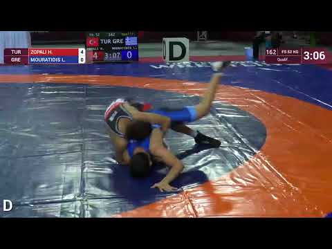 Qual. FS - 52 kg: H. ZOPALI (TUR) v. L. MOURATIDIS (GRE)