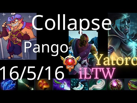 Collapse Pangolier vs Yatoro Pa, Storm, Clockwerk, Void, Primal Beast - dota2