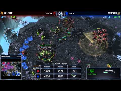 SC2 - Daily Masters - TvZ - Cure vs RorO - Game 1
