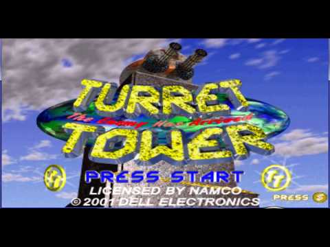 720p 48 fps MAME 200 - NAMCO 360 ARCADE SHOOTER - TURRET TOWER - ALL COURSES -  MAMECHEAT