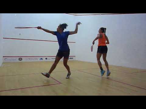 TOURNAMENT OF PYRAMIDES 2018 - Jasmine Hutton (ENG) bt Kace Bartley (ENG) 11-9, 11-8, 11-7