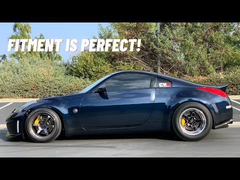 Test Fitting Weld Wheels On The Z!! | I'M IN LOVE