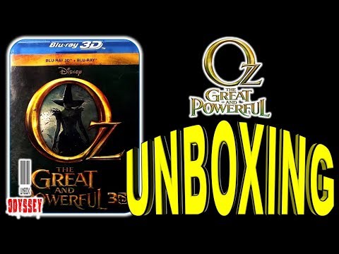 Oz the Great and Powerful 3D - Blu-ray Unboxing
