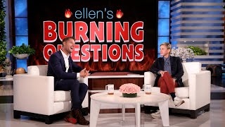 Justin Hartley Answers Ellen's 'Burning Questions' video