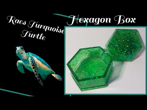 Hexagon Trinket Box Epoxy Mold Pour Tutorial