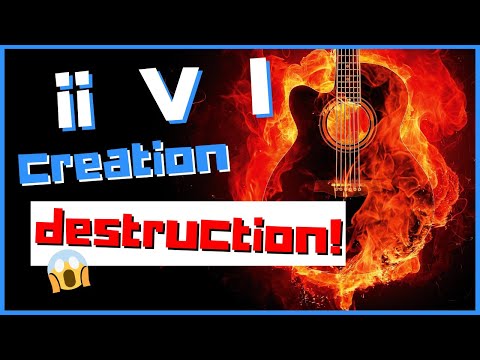 ii V I Creation & Destruction, Comping with Dominant Chords || Jazz Guitar Lessons Daily 9