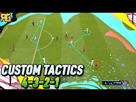FIFA 20 | 4-3-2-1 Best Custom Tactics + Instructions! | HOW TO PLAY 4321 EASILY!