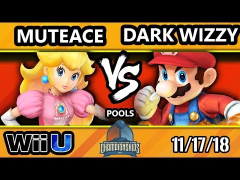 DHATL18 Smash 4 - C2F | Dark Wizzy (Mario) Vs. MuteAce (Peach) - Wii U Pool C - WF