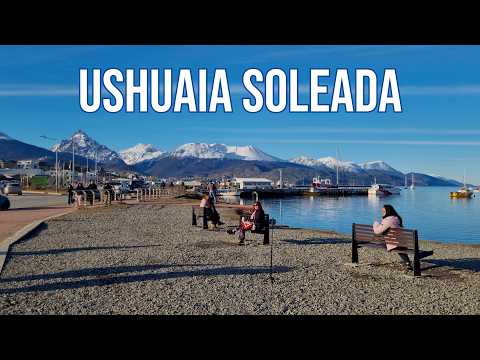 Ushuaia en un Día Soleado 🌞 Paseo Costero, Bahía y Vida Local | Fin del Mundo 2026