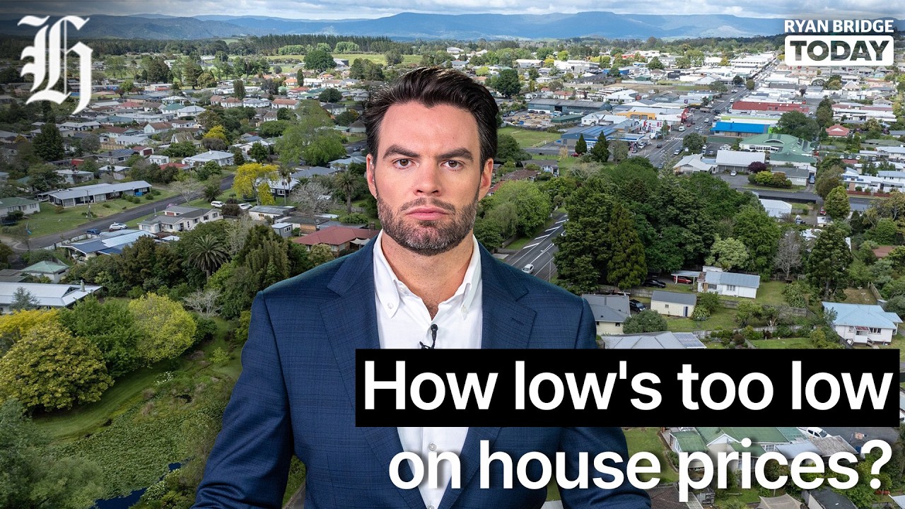 Ryan Bridge: How low's too low on house prices? | Ryan Bridge TODAY