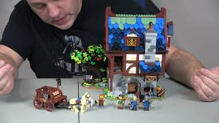 YouTube thumbnail: Unboxing Lego 21325 Medieval Blacksmith Set