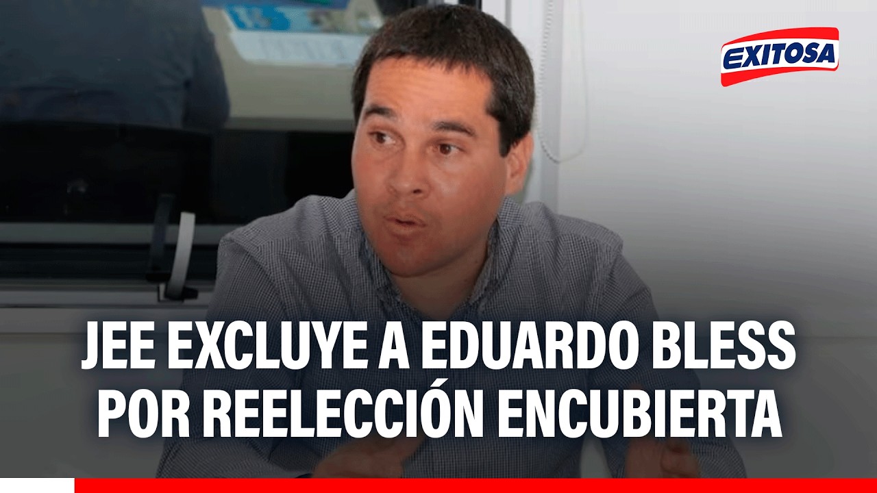 🔴🔵 JEE decide excluir a Eduardo Bless por una presunta reelección encubierta en San Miguel