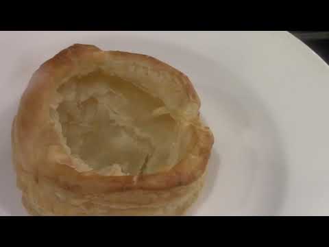 chicken thighs in puff pastry or Bouchee a la Reine in French (Vol-au-Vent)