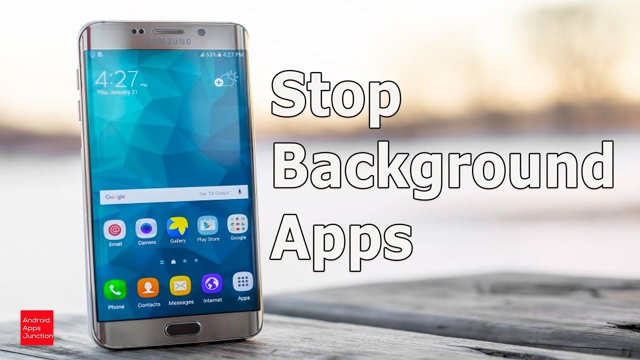 Stop apps running in the background and make android faster and save battery