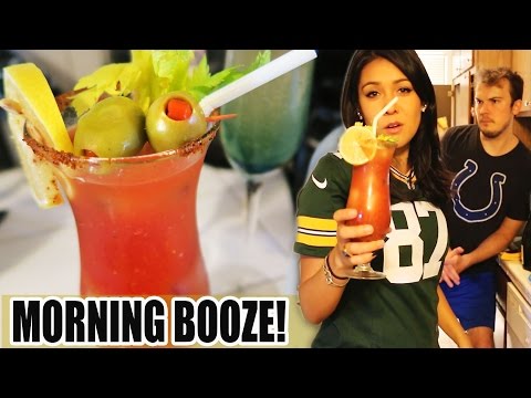 🍻 ACCEPTABLE MORNING BOOZE: Bloody Mary, Mimosa, Peach Bellini 🍺 #TastyTuesday
