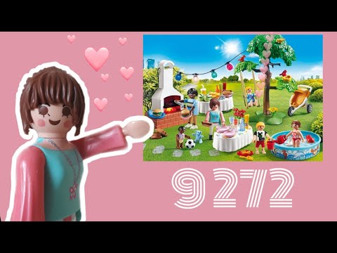 PLAYMOBIL BARBECUE PARTY🍔👨‍👩‍👧‍👦🌭 : ouverture de la boîte 9272
