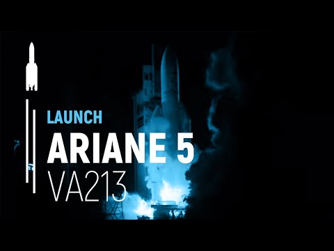 Flight VA213 – ATV | On-board camera | Ariane 5 Launch I Arianespace
