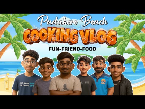 Malpe Padukere beach travelling and cooking vlog@THEBROS-m3g our first vlog😂|cutlet recipe 