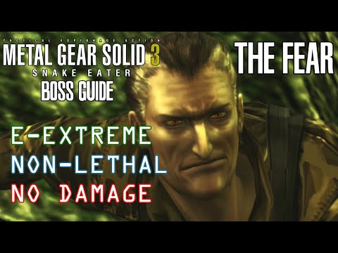 The Fear Boss Fight | Non-Lethal European Extreme (No Damage) | MGS3 Boss Guide