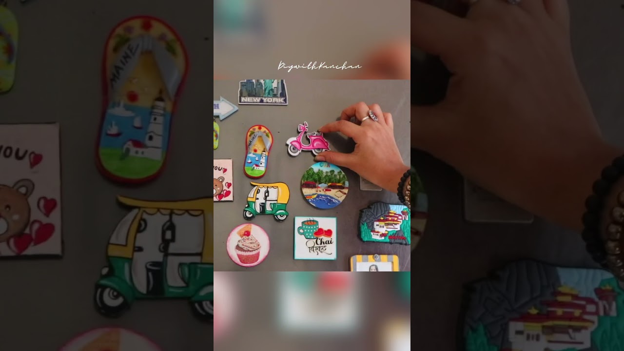 Fridge Magnet #diy #diywithkanchan #shortvideo #shorts_video #shorts